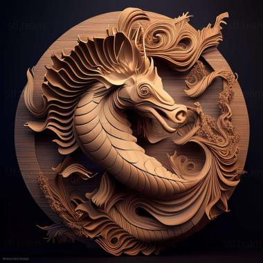 3D модель Hippocampus japapigu (STL)